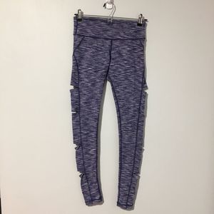 Tonic women’s purple cut out leggings size XS
